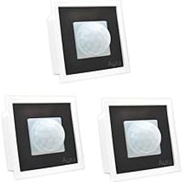 Aura 360 Degree PIR Motion Sensor | Energy Saving Motion Detector Switch | Automatic Room Light Sensor Switch with Time Delay Adjustable Fits in Modular Fitting Roma, Veto, Rider (Pack of 3)-6