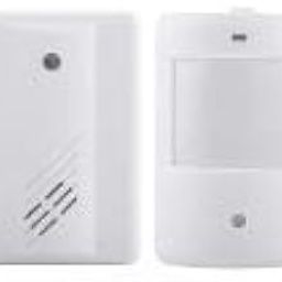 QAWACHH Wireless doorbell Chime Motion Sensor Alarm Door Secure Remote(White) Detection System-image-3