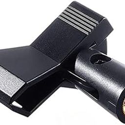 Syskonics Mic Clip Holder Adjustable Mic Holder Clamp for Speeches Performances-image-77