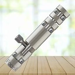 Foora Premium Zaylo Tower Bolt – 4 Inch Stainless Steel Rod with Knob, Aluminum Body (Chatakni), S.S. Finish, Door, Window, Gate Lock Pack of 1-image-7