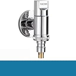 Tapsa Washing Machine Tap Silver|Washing Machine Tap|Laundary Faucet|Washing Tap|Water Spigot Outdoor Faucet (Pack of 1) Nozzle Cock Faucet (Wall Mount Installation Type)-image-80