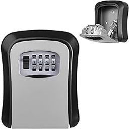 MIJILIX Combination Key Safe Lock Box - Outdoor Storage With Code Password Security Lock-91