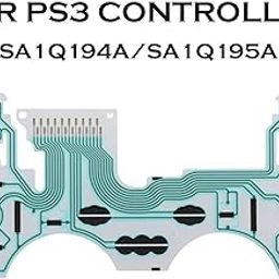 TCOS TECH Replacement Board Button Ribbon Cable Conductive Film Sheet for PS3 Wireless Controller - SA1Q194A/SA1Q195A-16