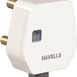 Havells AHLGWXW063 6A 3Pin Flat Plugtop with Indicator, white (Model: AHLGWXW063-Pk1)-27