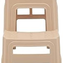 Livshine 2 Step Ladder for Home/Office/Kitchen (Marble Beige)-image-47