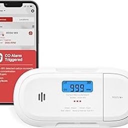 X-Sense Smart Carbon Monoxide Detector, Wi-Fi CO Detector, Real-Time Push Notifications via X-Sense Home Security App, Replaceable Battery,XC04-WX-image-99
