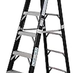 Liberti 6’ Feet ladder for Home, Outdoor and Electrical Use Special Duty Fiberglass Ladder with Tool Tray-image-59