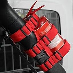 CALANDIS® Car Roll Bar Mounted Fire Extinguisher Holder Bracket Adjustable Strap | Nylon | 1 Piece Fire Extinguisher Holder-picture-16