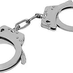 Cliffside Products Double Lock Police Edition Professional Grade Handcuffs/Hathkadi With Two Keys, Pack Of 1 (Nickel, Silver)-image-8