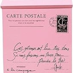 BNF®Vintage Galvanized Mailbox Letterbox Postbox Newspaper Holder Box Pink |Home & Garden | Home Decor| Key & Letter Holders|1 Piece Mailbox-image-25