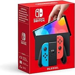 Nintendo Switch OLED model With Neon Red & Neon Blue Joy-Con-image-7