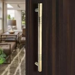 ALDEN 18 inch Main Door Handle/Handle for Glass and Wooden Door/Pull and Push Stainless Steel Door Handle (Brass Antique) (Pack of 1)-image-64