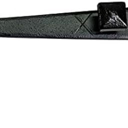 Adonai Hardware "Dabarah" Hand-Forged Black Antique Iron Gate Latch- Black Powder Coated-20