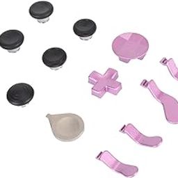 Thumbsticks Replacement Buttons, Sensitive Wear Proof Replacement Thumbsticks Kit Metal for DIY (Purple)-picture-2