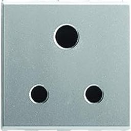 Anchor by Panasonic 66402S Roma Urban Modular 2M 6A V0 Grade Polycarbonate 3Pin Socket ISI (Silver)-21