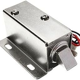 SP Electron Pack of 1 Pcs Electric Lock Solenoid Cabinet, Drawer Door Lock, 12V DC 1.1A Small Electric Lock Access Control System Mini Locks for Safety Purpose.-1