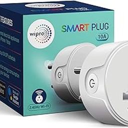 Wipro 10A smart plug with Energy monitoring- Suitable for small appliances like TVs, Electric Kettle, Mobile and Laptop Chargers (Works with Alexa and Google Assistant) (DSP1100)-26