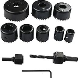 Digital Craft 11PCS Hole Saw Drill Bit Set – 19-64mm Woodworking Cutter & Core Drill Bit for Wood, Metal & Plastic Cutting-6