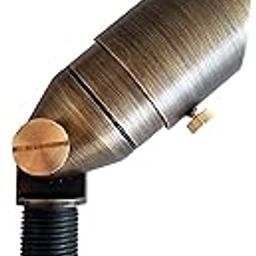 Professional Quality 12V Outdoor Landscape Light, Constructed of Solid Brass. Mini-SPOT MR11 12V Fixture Wire and Spike-image-46