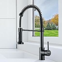 Plantex Brass Sink Tap for Kitchen with 360° Swivel Spout/Single Lever Kitchen Faucet with Dual Flow Mixer Tap/Water tap for Kitchen Sink-(Matte Black)-picture-14