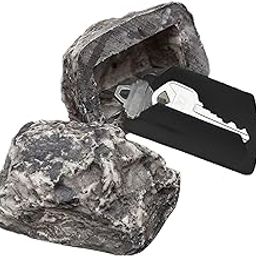 Fake Rock Key Hider – Waterproof Outdoor Hidden Key Holder for Car, House, and Spare Keys – for Yard, Garden, and Camping-image-22