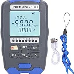 Tyenaza 3 in 1 Optical Fiber Power Meter, 850 to 1650nm LED Rechargeable Optical Power Meter 70 to 10dbm for Communication Engineering-2