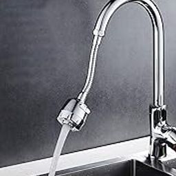 Antson Tap Extender for Kitchen Sink With 3 Modes, Flexible Faucet with Tap Extension, 360°Rotatable Swivel Faucet Filter Shower Head, Rotating Water Faucet for Wash basin (Anti-Splash)-17