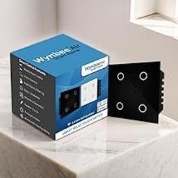 Air Smart Touch Switch 4 Relay (6A Each) - Wi-Fi & Bluetooth Enabled, Compatible with Alexa, Google Assistant & Wynbee App (Black)-21