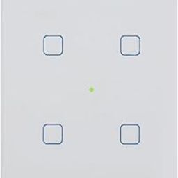 Dizihomes Touch 4 Port WiFi Smart Switch, Execute Schedule Even if no Internet, Compatible with Alexa/Google Home (White)-image-5