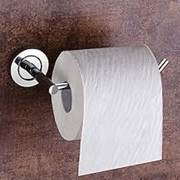 Plantex Stainless Steel Toilet Paper Roll Holder/Tissue Paper Holder for Toilet/Toilet Roll Holder for Bathroom Accessories (Chrome)-image-53