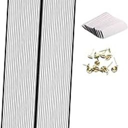 ARTISOUL® Magnetic Door Curtain Heavy Duty Entry Door Screen for Hotel Balcony Bedroom 80X210Cm Black | Window Treatments & Hardware | Curtains Drapes & Valances-image-37