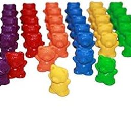 ATORSE Toy 240Pieces Rainbow Weight Counting Bears 6 Color Sorting Kids Toddlers Toys-Toys & Hobbies-Games-Game Pieces Parts-image-61