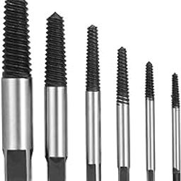 Drill Bit Set - Damaged Bolt & Screw Extractor Removal Tool (5pcs/Set, 6pcs Screw Extractor)-12