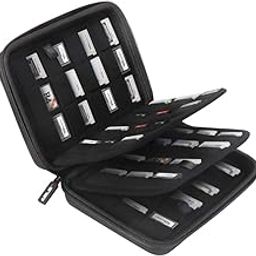New Nintendo Switch 3ds Game Card case, 96 Game Card Case JSVER Hard Carrying Case for Nintendo 3DS, 3DS XL，New 2DS XL LL,2DS, DS, DSi, DSi XL LL,Nintendo Switch, Sony PS Vita Games, SD Memory Cards-5