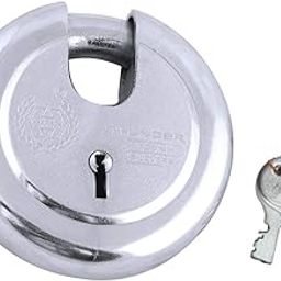 Harrison JAMA LOCK-0022 Key Padlock (Silver, Painted Finish)-15