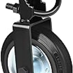 Mofeez Gate Wheel for Metal Swing Gate with 1-5/8" Thru 2" Gate Frames, Gate Support Wheel for Chain Link Fence, Prevent Gate from Dragging, Black-image-6
