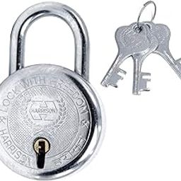 Harrison T-26/BCP-0272 Key Padlock (Silver Finish)-12