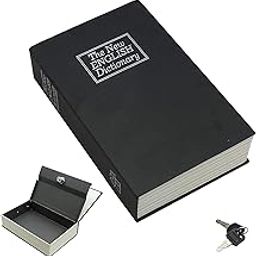 secret hidden dictionary book safe locker box for cash money,gold ornaments jewelery with lock and key for home office shop (1pcs/multicolour) (BIG SIZE)-image-75
