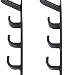 5 Layers Over The Door Hook Organizer Coat Rack Hanger Backpack Handbag Door Hook Backpack Hangers Hook for Clothes,Hat,Socks,Bag,Key,Belt,Towel,Robe,Shirts (Pack of 2)-33