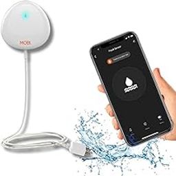 MOBI Smart Home 2.4GHz WiFi Water Leak Sensor, Water Sensor, Water Detector Alarm; Water Leak & Flood Detector, Smart Notification App, Expand with Cameras & Smart Home Devices. Battery Included-15