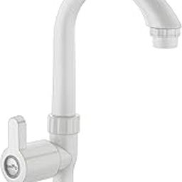 MONIT PTMT Swan Neck Tap for Kitchen/Bathroom Wash Basins/faucets (Big Neck, White & Black) (RSN1)-image-68
