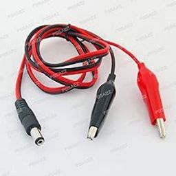 DC Plug Barrel Jack to Alligator Clips PVC Wire-picture-12