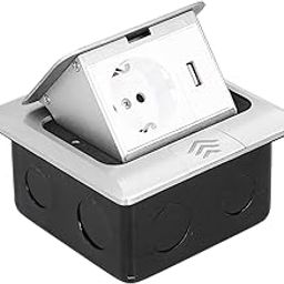 Generic Floors Socket Box, EU Standard Power Accessories 250V 16A Floor Electrical Outlet for Office for Shopping Malls(Bounce Slowly)'-16