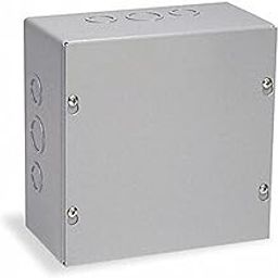 Wiegmann SC121504 SC-Series NEMA 1 Screw Cover Wallmount Pull Box with Knockouts, Painted Steel, 15" x 12" x 4"-image-77