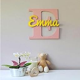 UNKAR EXPORTS INDIA | Customize The |Sign With Your Baby | Children's Room Stylish | Personalized 3D Letters | Wooden Name Look | Home Entrance Maternity | Door, Decoration-image-22