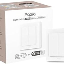 Aqara Smart Light Switch H2 EU (2-in-1 Neutral, 4 Gang 2 Channel), Thread/Zigbee Protocol, Wall Switch for Smart Home, Supports Apple Home, Alexa, Google Home and Home Assistant, Matter over Thread-17