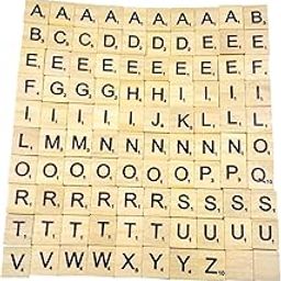 ATORSE Toy 500pcs Wood Tile Letter Alphabet Number Craft English Words-Toys & Hobbies-Games-Board & Traditional Games-Contemporary Manufacture-image-68