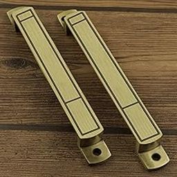 Jovial 124 Main Door Handle/Pull Handle/Handle Set (7 Inch, Finish: Antique Brass, Material : Zink Alloy, 2 Pc)-image-104