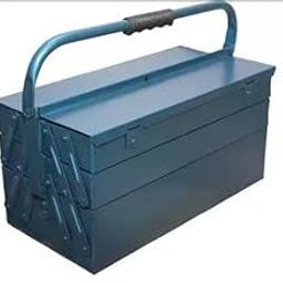 Metal Tool Box For Garage,Household & Commercial Useage Lock Free Blue Tool Box With Tray-image-35