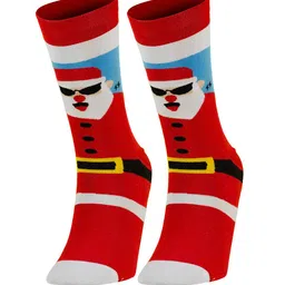 Papa Socks Patterned Calf-Length Socks-24